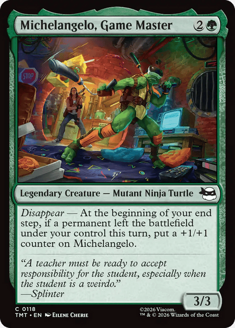 Michelangelo, Game Master - 118