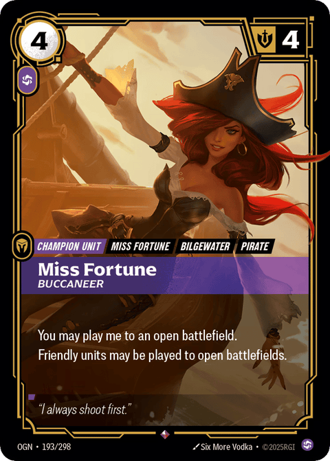 Miss Fortune, Buccaneer - 193/298