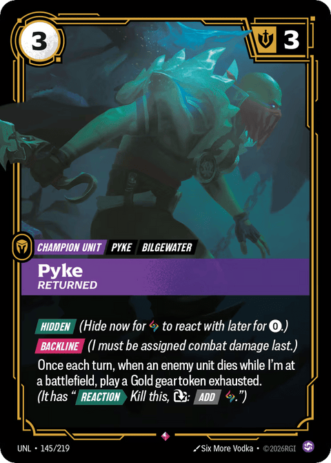 Pyke, Returned - 145a/219