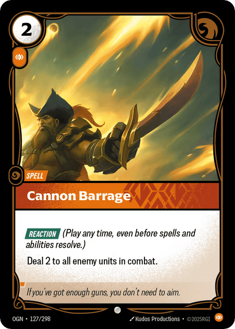 Cannon Barrage - 127/298