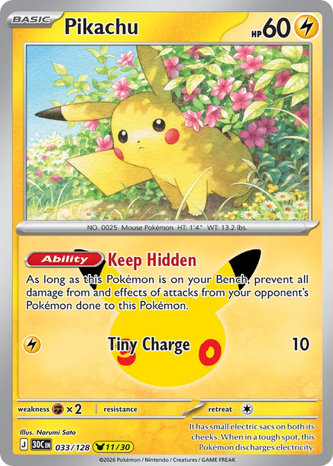 Pikachu - 033/128