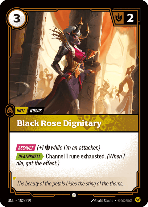 Black Rose Dignitary - 152/219