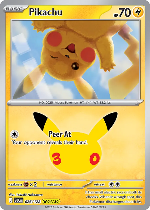 Pikachu - 026/128