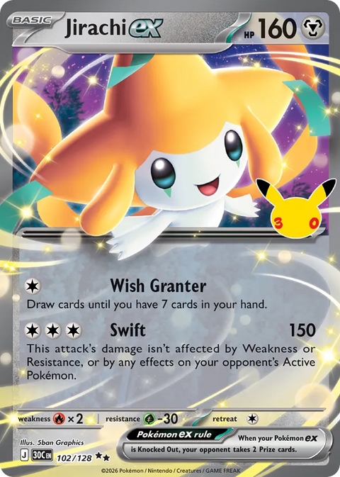 Jirachi EX - 102/128