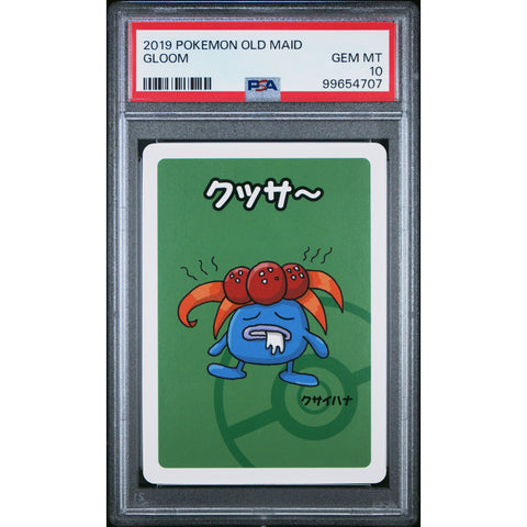 2019 POKEMON JPN OLD MAID GLOOM PSA 10