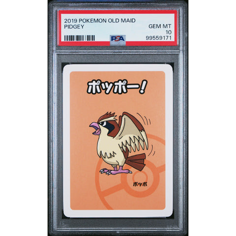 2019 POKEMON JPN OLD MAID PIDGEY PSA 10