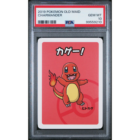2019 POKEMON JPN OLD MAID CHARMANDER PSA 10
