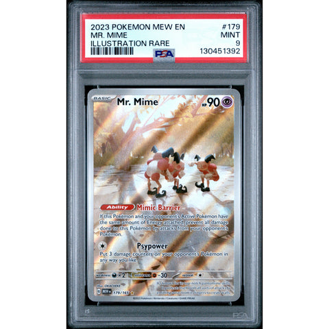 2023 POKEMON 151 MR. MIME 179/165 PSA 9