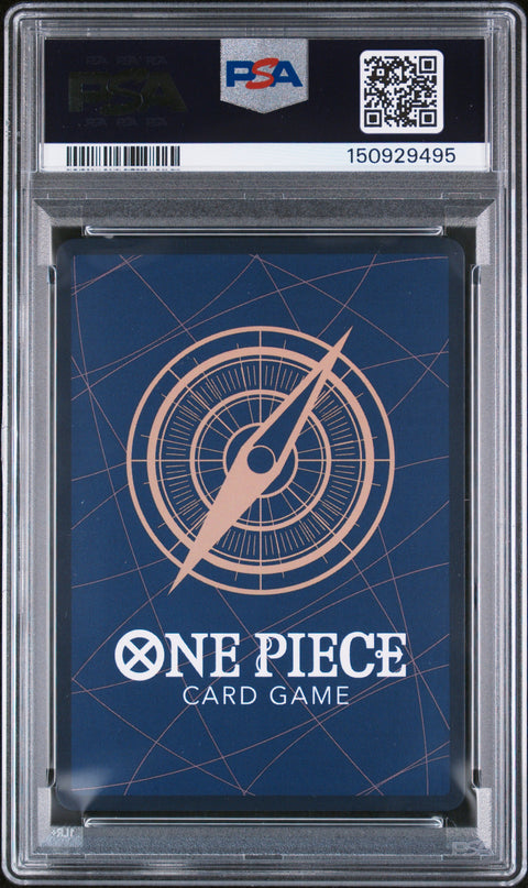 2025 ONE PIECE JAPANESE MR. 3 ALTERNATE ART OP09-056 PSA 10