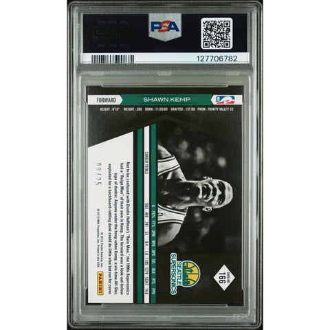 2011 PANINI LIMITED GOLD SPOTLIGHT SHAWN KEMP 166 PSA 8