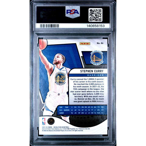 2021 PANINI PANINI REVOLUTION STEPHEN CURRY 86 PSA 9