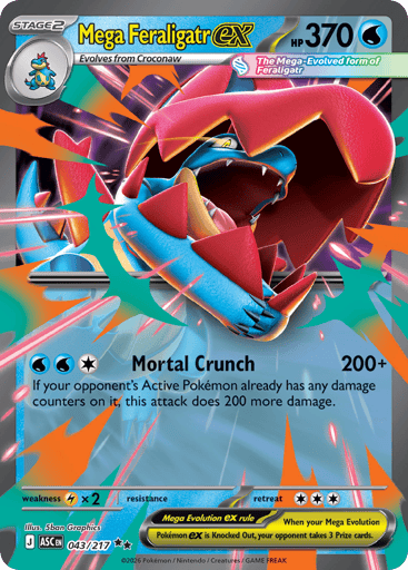 Mega Feraligatr EX - 043/217