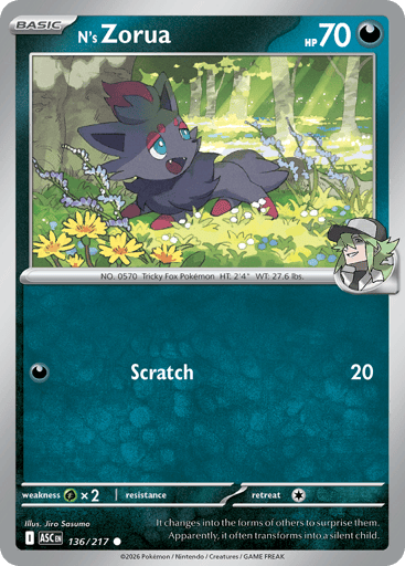N's Zorua - 136/217