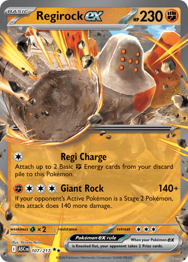 Regirock EX - 107/217