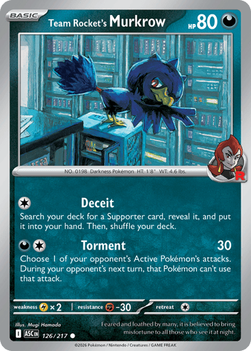 Team Rocket's Murkrow - 126/217