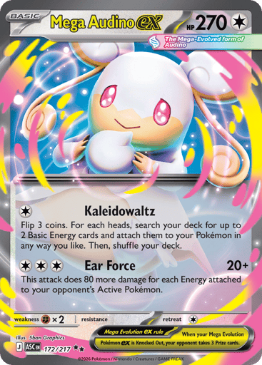 Mega Audino EX - 172/217