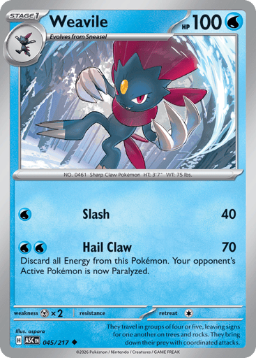 Weavile - 045/217