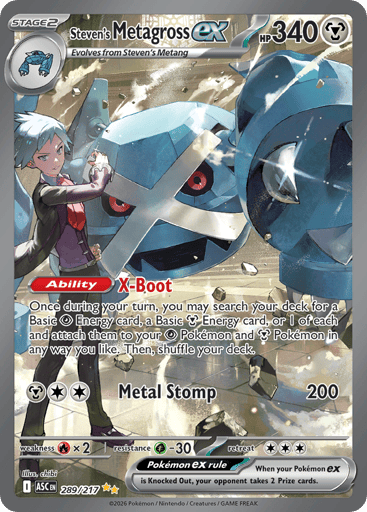 Steven's Metagross EX - 289/217