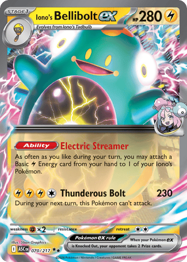 Iono's Bellibolt EX - 070/217