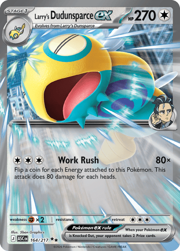 Larry's Dudunsparce EX - 164/217