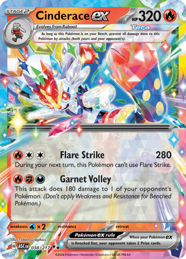 Cinderace EX - 038/217