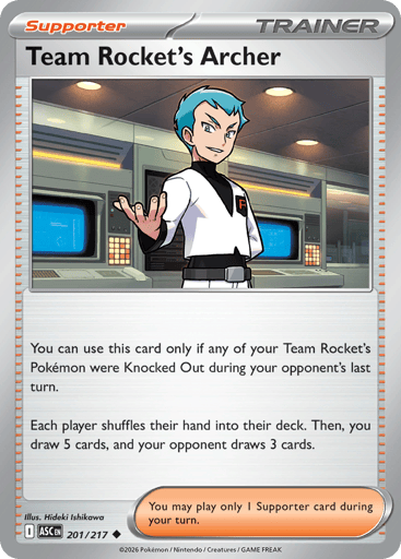 Team Rocket's Archer - 201/217