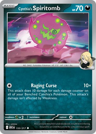 Cynthia's Spiritomb - 133/217