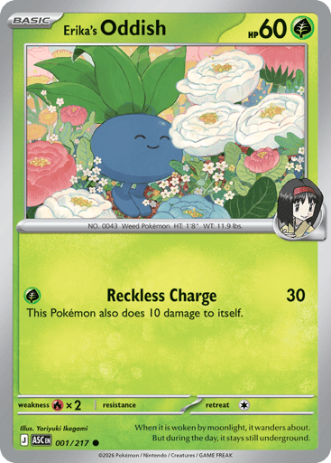 Erika's Oddish - 001/217