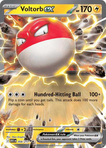Voltorb EX - 058/217