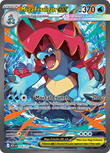 Mega Feraligatr EX - 274/217