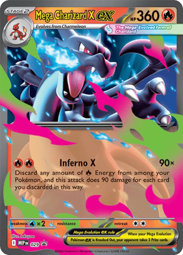 Mega Charizard X EX - MEP029