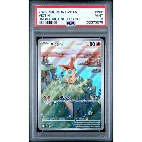 2025 POKEMON PROMO VICTINI ILLUSTRATION COLLECTION SVP208 PSA 9