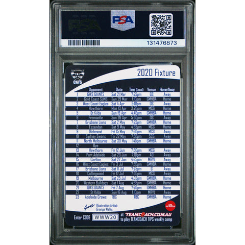 2020 UNKNOWN TEAM ZONE AFL 3D ICON CLUB GEELONG CATS I-07A PSA 7
