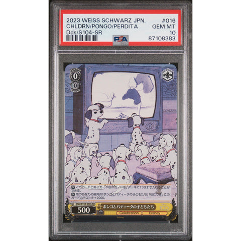 2023 WEISS SCHWARZ JPN CHILDRN PONGO PERDITA PSA 10