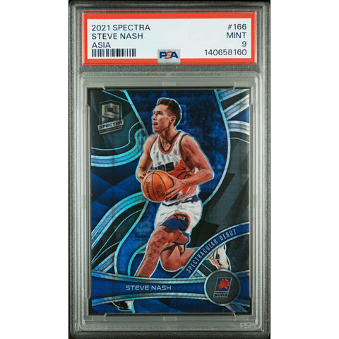 2021 PANINI PANINI SPECTRA STEVE NASH ASIA 166 PSA 9