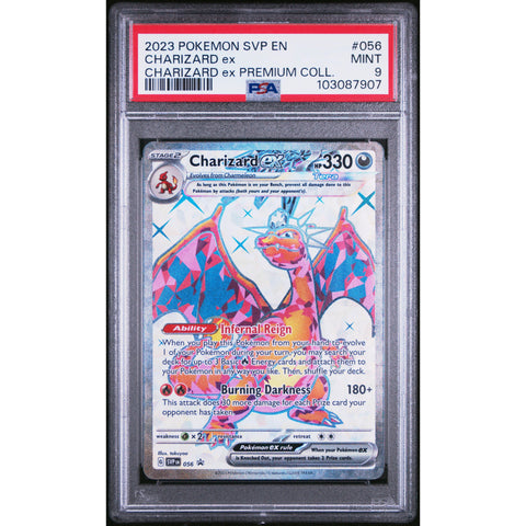 2037 POKEMON SCARLET VIOLET PROMO CHARIZARD EX SVP056 PSA 9