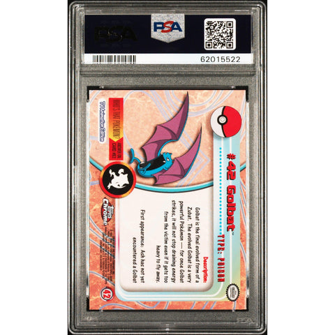 2000 POKEMON TOPPS CHROME GOLBAT 42 PSA 9