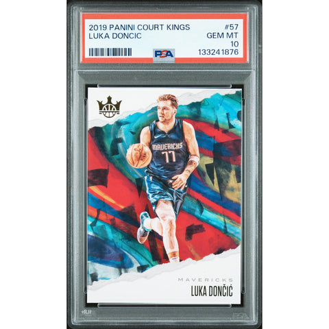 2019 PANINI PANINI COURT KINGS LUKA DONCIC 57 PSA 10