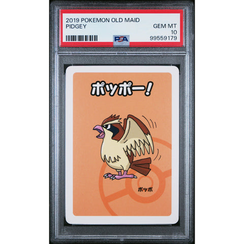 2019 POKEMON JPN OLD MAID PIDGEY PSA 10