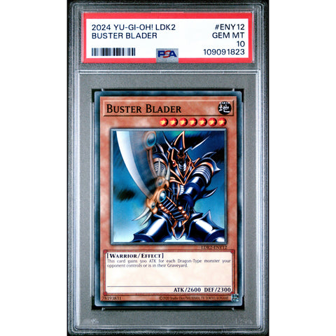 2024 YU-GI-OH LEGENDARY DECKS II BUSTER BLADER ENY12 PSA 10 Kollecter 2024 YU-GI-OH LEGENDARY DECKS II BUSTER BLADER ENY12 PSA 10 Kollecter