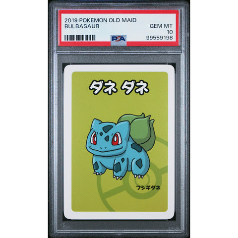 2019 POKEMON JPN OLD MAID BULBASAUR PSA 10