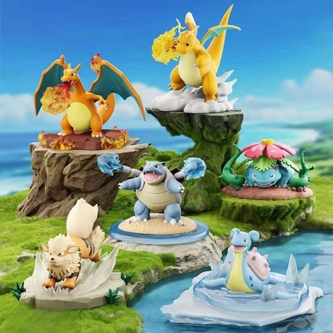 LANGBOWANG: Pokemon Battle Moment Figure