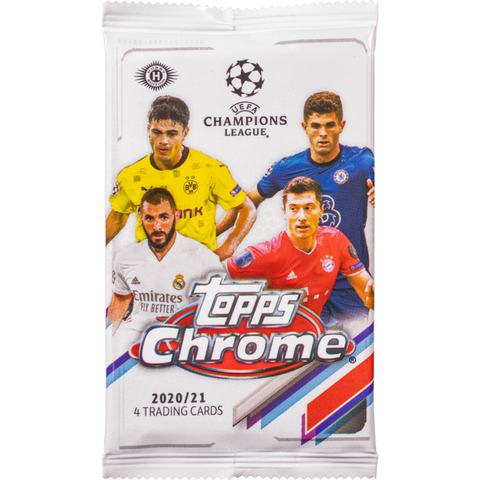 Topps Chrome 2020/21 UEFA Champions League Booster Pack Topps Chrome 2020/21 UEFA Champions League Booster Pack