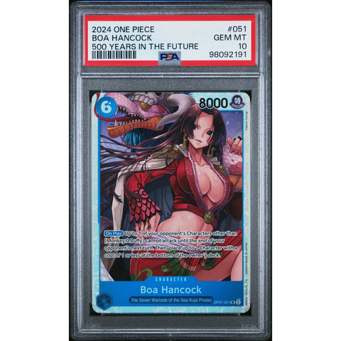 2024 ONE PIECE 500 YEARS BOA HANCOCK OP07-051 PSA 10