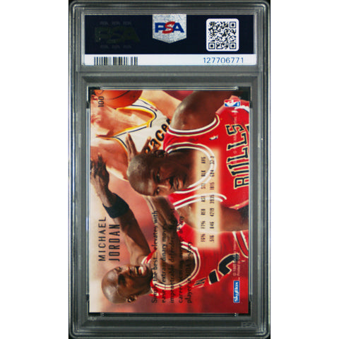 1994 SKYBOX EMOTION MICHAEL JORDAN 100 PSA 9