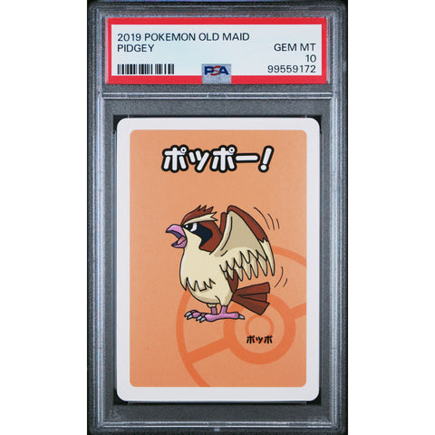 2019 POKEMON JPN OLD MAID PIDGEY PSA 10
