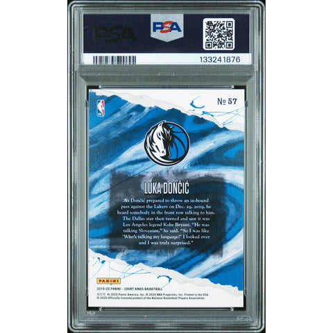2019 PANINI PANINI COURT KINGS LUKA DONCIC 57 PSA 10