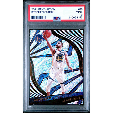 2021 PANINI PANINI REVOLUTION STEPHEN CURRY 86 PSA 9