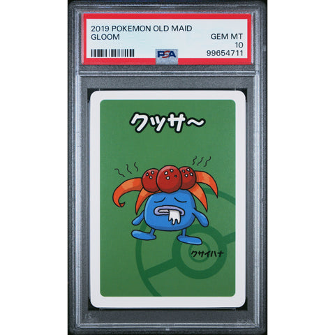 2021 POKEMON JPN OLD MAID GLOOM PSA 10