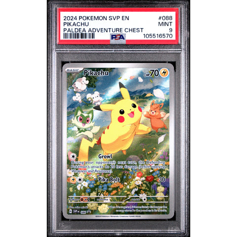 2024 POKEMON SCARLET VIOLET PROMO PIKACHU SVP088 PSA 9 1
